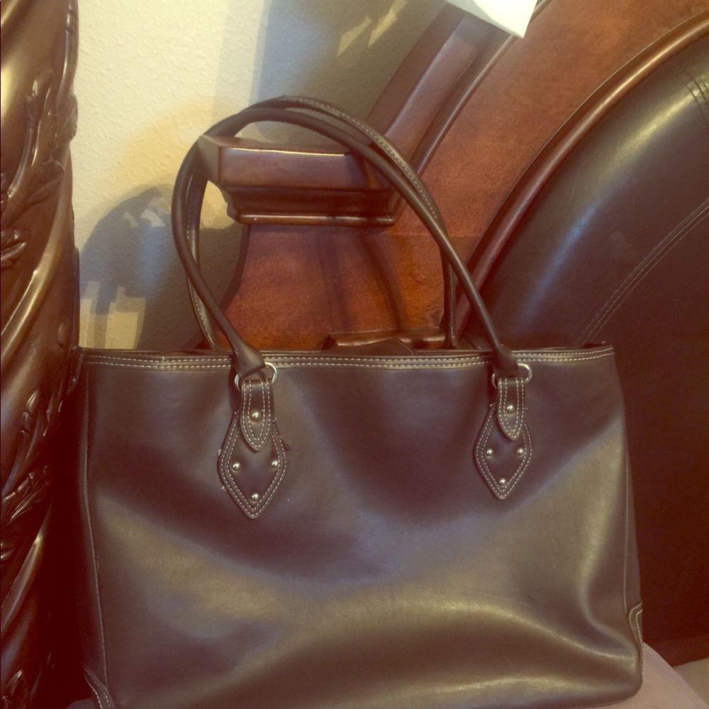 Work bag.  Laptop bag.  Brown.